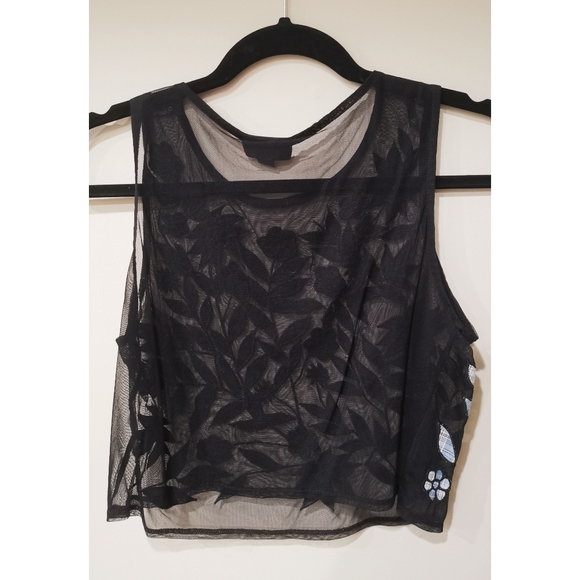 Topshop | See Through Crop Top - Picture 2 of 2